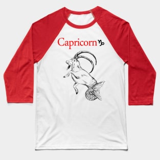 Capricorn print Baseball T-Shirt